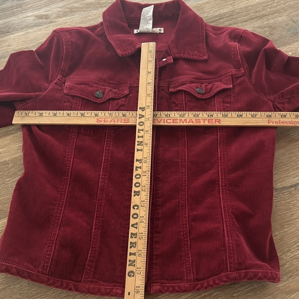 AMI A.M.I jacket blazer red Button Workwear - Picture 7 of 8